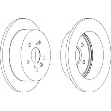 Тормозной диск FERODO DDF1380