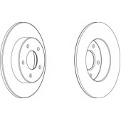 Тормозной диск FERODO DDF1383