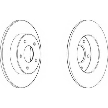 Тормозной диск FERODO DDF1383