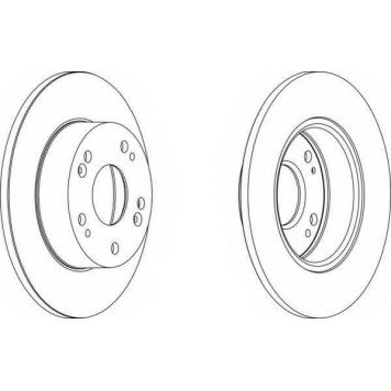 Тормозной диск FERODO DDF1390