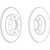 Тормозной диск FERODO DDF1395