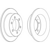 Тормозной диск FERODO DDF1400