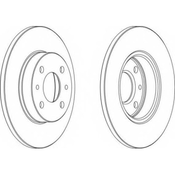 Тормозной диск FERODO DDF140-1
