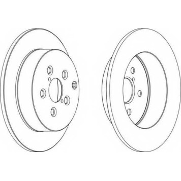 Тормозной диск FERODO DDF1406