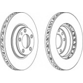 Тормозной диск FERODO DDF1408LC-1