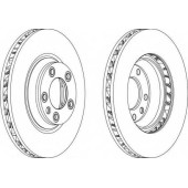 Тормозной диск FERODO DDF1408RC-1