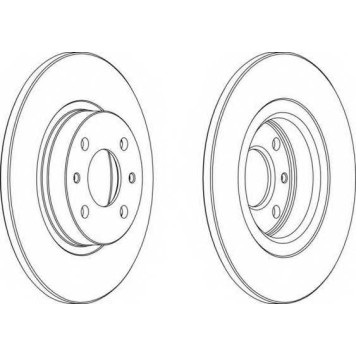Тормозной диск FERODO DDF141