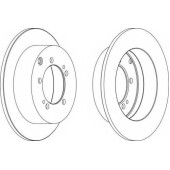 Тормозной диск FERODO DDF1410