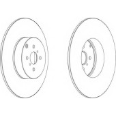 Тормозной диск FERODO DDF1417