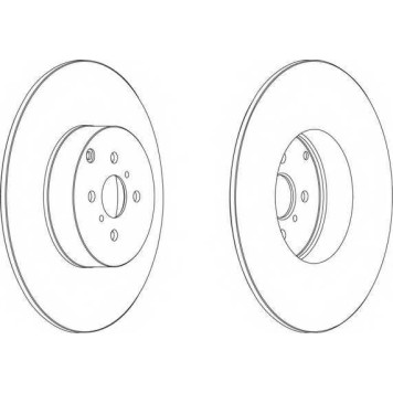 Тормозной диск FERODO DDF1417