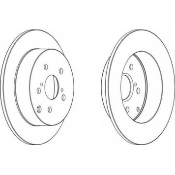 Тормозной диск FERODO DDF1419