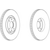 Тормозной диск FERODO DDF1442