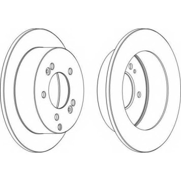 Тормозной диск FERODO DDF1447