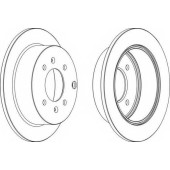 Тормозной диск FERODO DDF1448