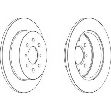 Тормозной диск FERODO DDF1466