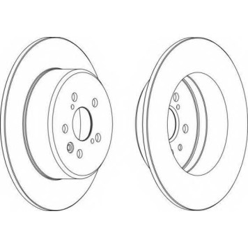 Тормозной диск FERODO DDF1489