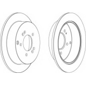Тормозной диск FERODO DDF1493