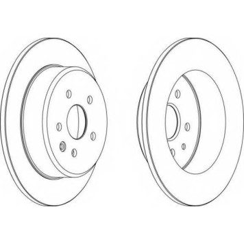 Тормозной диск FERODO DDF1499