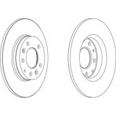 Тормозной диск FERODO DDF1500