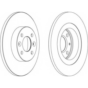 Тормозной диск FERODO DDF1502