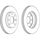 Тормозной диск FERODO DDF151