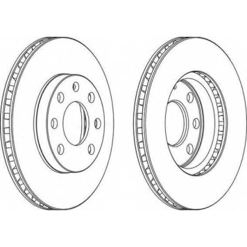 Тормозной диск FERODO DDF151
