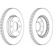 Тормозной диск FERODO DDF1522