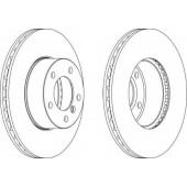 Тормозной диск FERODO DDF1536