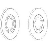Тормозной диск FERODO DDF1537