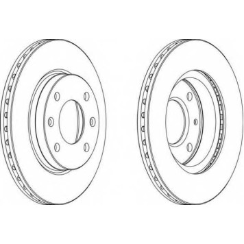 Тормозной диск FERODO DDF154-1
