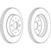 Тормозной диск FERODO DDF1542