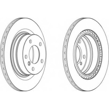 Тормозной диск FERODO DDF1549