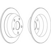 Тормозной диск FERODO DDF1553C