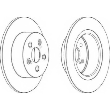 Тормозной диск FERODO DDF1556