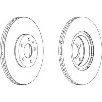 Тормозной диск FERODO DDF156