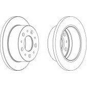 Тормозной диск FERODO DDF1574