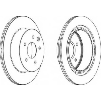 Тормозной диск FERODO DDF1579
