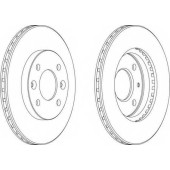 Тормозной диск FERODO DDF158