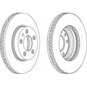 Тормозной диск FERODO DDF1591LC-1