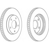 Тормозной диск FERODO DDF1599