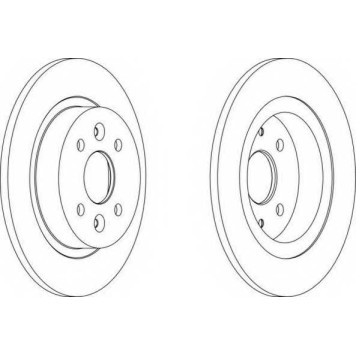 Тормозной диск FERODO DDF1600