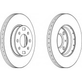 Тормозной диск FERODO DDF1603