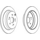 Тормозной диск FERODO DDF1608