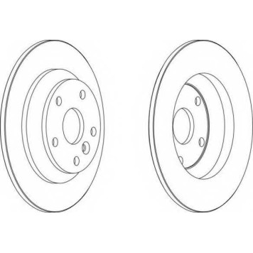 Тормозной диск FERODO DDF1616
