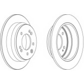 Тормозной диск FERODO DDF1618
