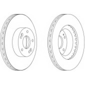 Тормозной диск FERODO DDF1630