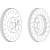 Тормозной диск FERODO DDF1639C