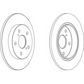 Тормозной диск FERODO DDF1645