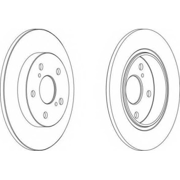 Тормозной диск FERODO DDF1645
