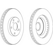 Тормозной диск FERODO DDF1646